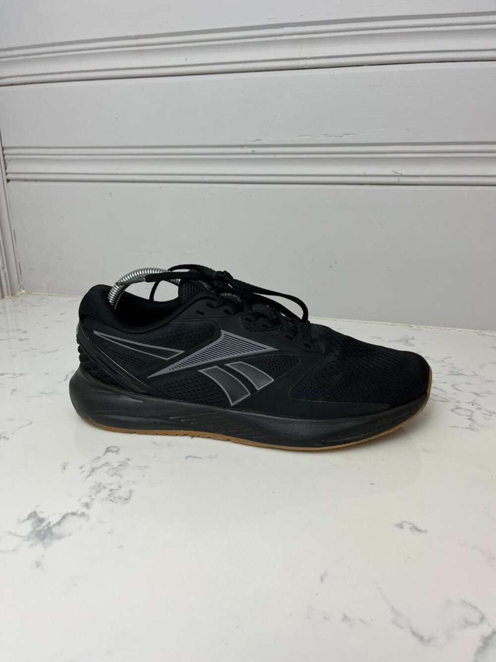 Reebok Running Shoes Black/Gum Sole Men’s 9